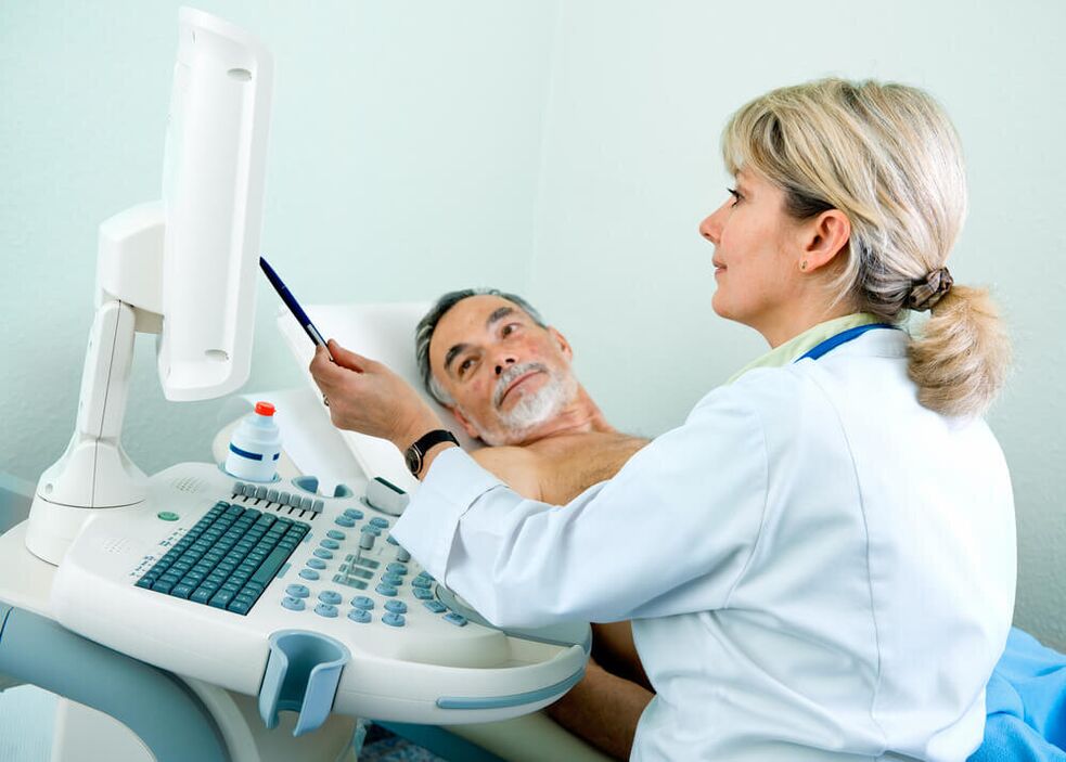 ultrasound diagnostics for penile discharge in men