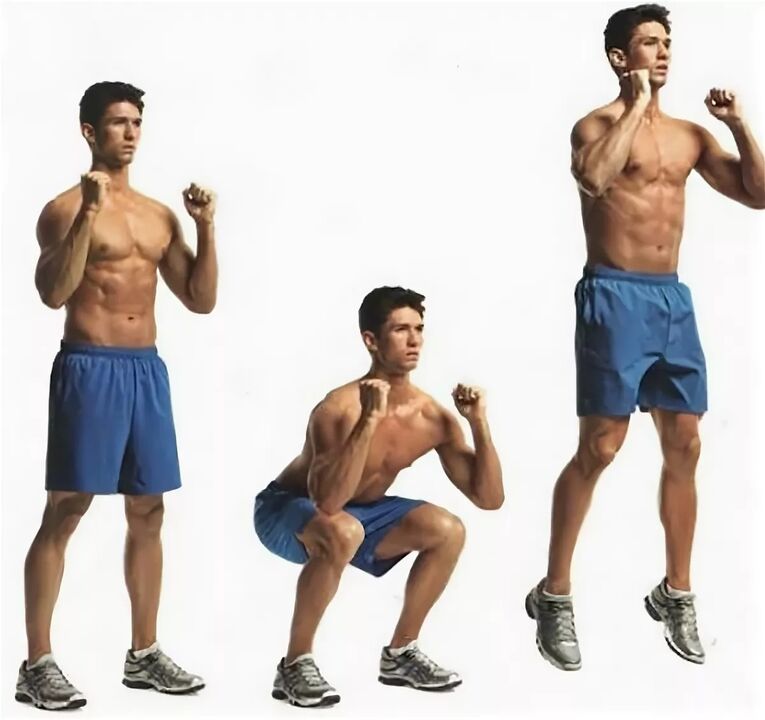 Jump squats will help a man get an erection fast and long