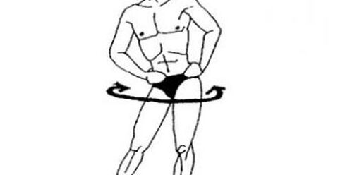 Pelvic rotation - a simple but effective exercise for strength in men