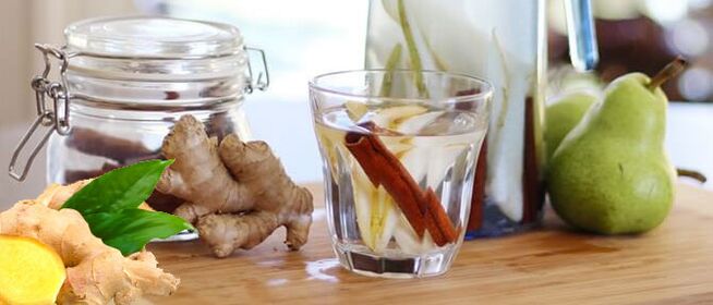 Ginger base in vodka