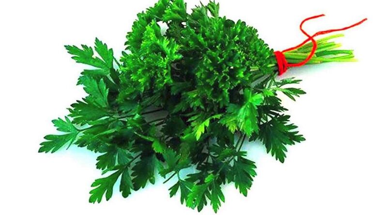 Parsley to increase power in men
